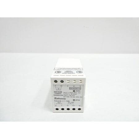 Hathaway CURRENT 0-5A 4-20MADC 0-750OHM ELECTRONIC TRANSDUCER DA104E